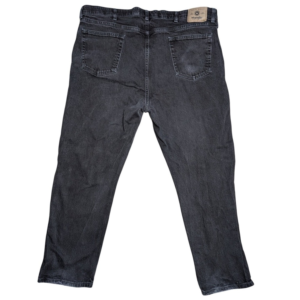 Wrangler Black 44 X 30 Cotton Denim Straight Jeans Big & Tall ‎ Everyday Casual